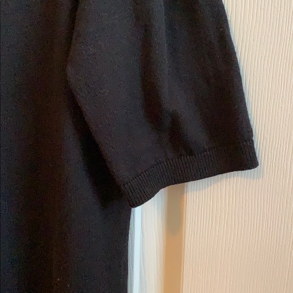 Daisy Fuentes black button up sweater - Picture 4 of 4